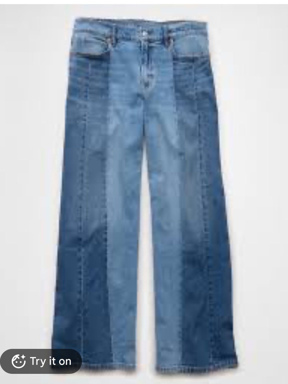 AE Dreamy Drape Stretch Low-Rise Ultra Wide-Leg Jean